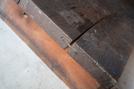 古道具 ローテーブル 裁ち台 板台 長板 ベンチ台 アンティーク 木製 古