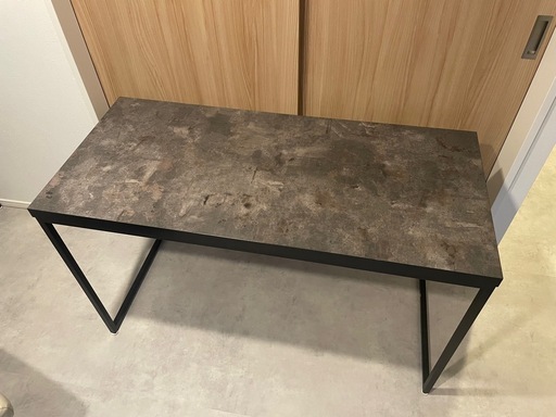 ニトリ デスク ステインSN01-120 DGY (ひろし) 茅場町のオフィス用家具