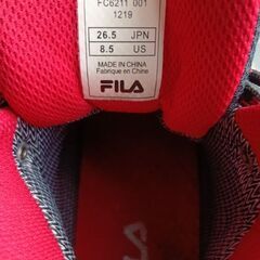 【最終値下げ】FILA　メンズスニーカー　26.5cmの画像