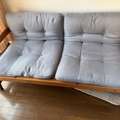 2.5人掛け　ソファベッド　ニトリの画像