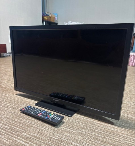 【美品 】SHARPシャープ AQUOS アクオス24型 2022年製 リモコン付き