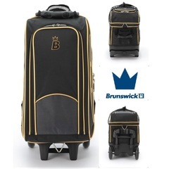 【新品】ボウリングバッグ 2個収納 2ボール ブランズウィック 2ローラーバッグの画像