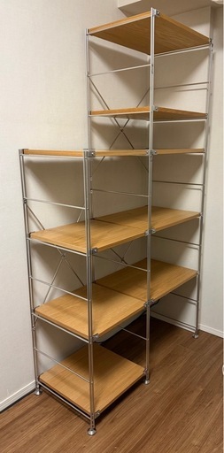 無印良品　ステンレスユニットシェルフ