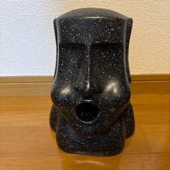モアイ像ティッシュケースの画像