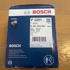 BOSCH オイルフィルター  P3201  2個セット フィアット デュカト 230型（2.8JTD）など用。【新品未使用】の画像
