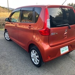 EKワゴン 27年 車検10年3月 10万㌔ 衝突軽減 ナビ アラモニ BT の画像