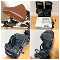 [整備済] 電動自転車　パナソニック ギユットミニ　20インチ  タイヤ前後新品　バッテリー2個　の画像