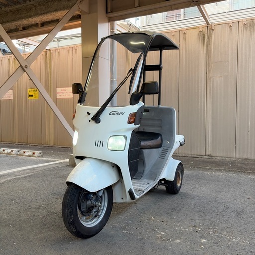ホンダ ジャイロキャノピー 2スト ミニカー登録　低走行　新品部品多数