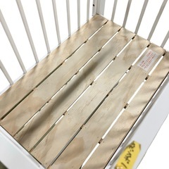 【6704】大和屋 そいねーる mini ベビーベッド ホワイト 添い寝 コンパクト 木製の画像