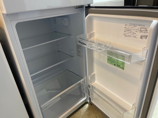 Hisense 124L2ドア冷蔵庫 HR-B12E3W 2023年製 中古
