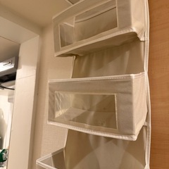 【無料】ドア掛け収納ポケット（6段） の画像