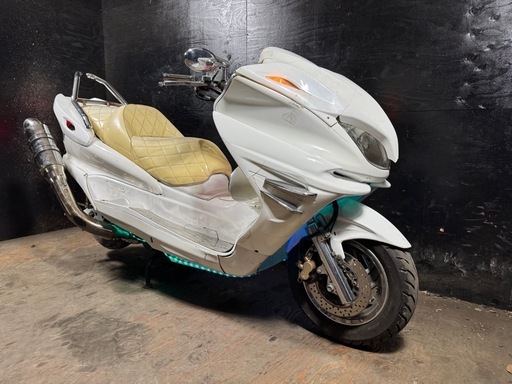 ★支払い総額6.8万円★走行テスト済み！早い者勝ち！ヤマハ マジェスティ250 SG03J 社外マフラー！LEDテープ！エアロパーツ！カスタム多数！