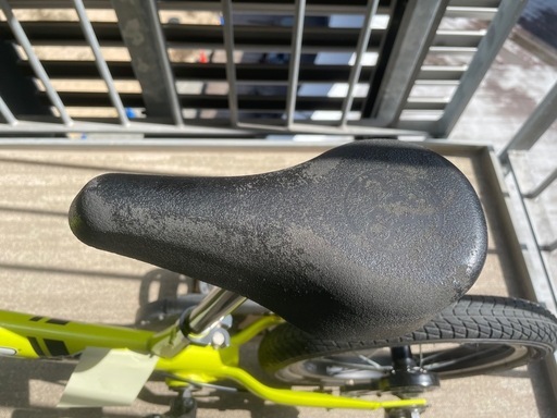 [商談中]ストライダー 14x（ライムイエロー）自転車としてのみ使用・オイルメンテ済