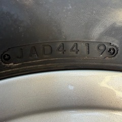 バリ溝　ブリヂストン　スタッドレスとホイール4本セット　195/65R/15 PCD 5穴　100/114.3の画像