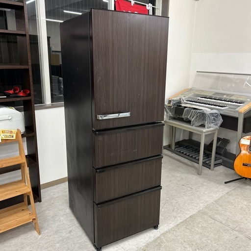 上2602-1298 AQUA 4ドア冷蔵庫 AQR-V43M(T) 430L 2022年製 動作確認