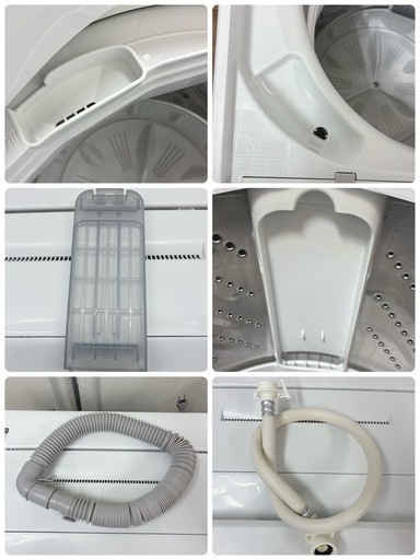 【?買取市場 １年間保証 ジモティー限定価格】S207 ⭐ Panasonic 洗濯機（洗濯5.0㎏) 24年製 NA-F5BE3 ⭐