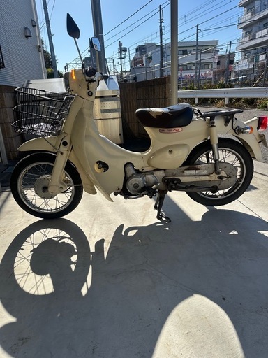 リトルカブ　原付　50cc　エンジンかかるが複数難あり