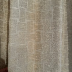 2点カーテン　ベージュ　モダンの画像