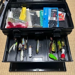 ブラックバスタックルBOXルアーセットの画像