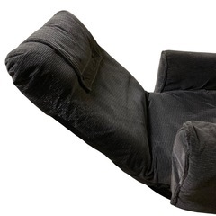 【ジ0223-24】リクライニング機能・回転台座付き‼️1人用座椅子 肘掛けありの画像