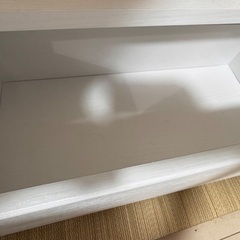 テレビ台　白の画像