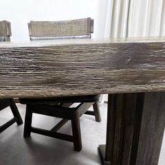 ダイニングセット（回転式イス&ベンチ）の画像