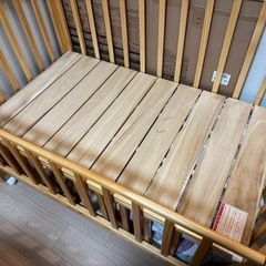 ベビーベッド 床板すのこ 【カトージ(KATOJI)】の画像