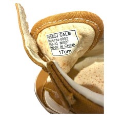 VANS キッズスニーカー 17cm キャメル／取りに来てくれる方優先 子供用 キッズ 靴 シューズの画像