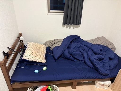 ニトリシングルベッド (コーメ) 柏のベッド《シングルベッド》の中古