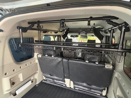 エブリィ用　釣竿掛け（車内）