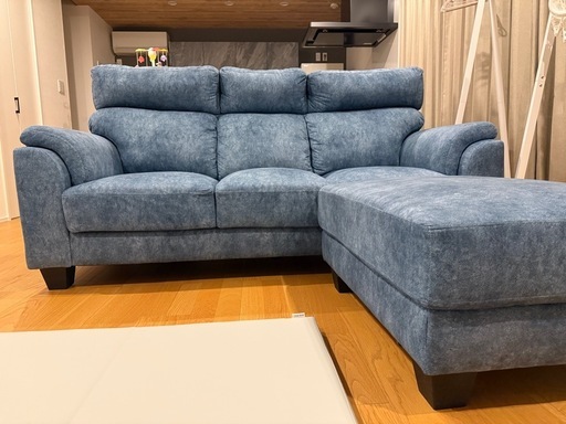 【オッドマン付き】3人掛けソファ