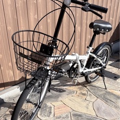 折りたたみ自転車の画像