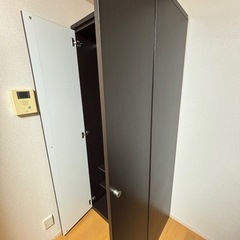 【かなり美品✨】ニトリで買うと70000円！ワードローブ クローゼットタンス衣類収納 ミラー付きの画像