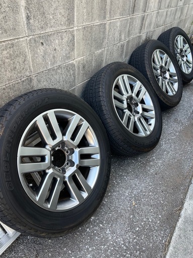 FＪクルーザー取り外しタイヤホイール４本セット
