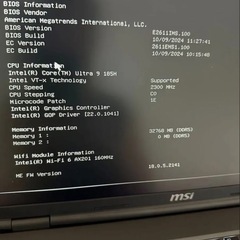 MSI ゲーミングノートPC　VenturePro 16 AI A1VFG 4060の画像