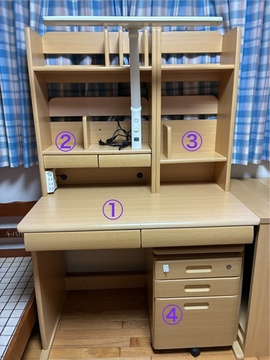 学習机 (山崎匡史) 富士宮のテーブル《学習机》の中古あげます・譲り