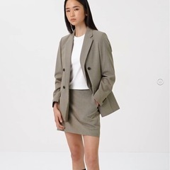 UNIQLOミニスカート・チェックの画像