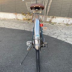 【取引中】【高崎】おしゃれ自転車 6段変速 オートライト  カゴ付き GIMLETの画像