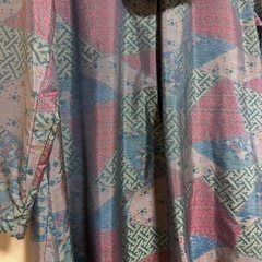 大島紬⭐︎リメイクコート　新品同様の画像
