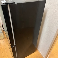 【機能◯　見た目やや△】ニトリ 2ドア冷蔵庫 ブラック 冷凍庫付きの画像