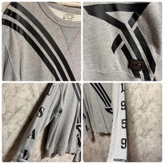 ALPHA INDUSTRIES クルーネックプリントスウェット MEDIUMの画像