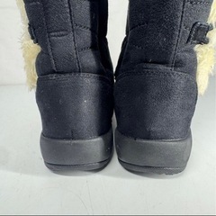 スノーブーツ 23cm ブラック ボアの画像