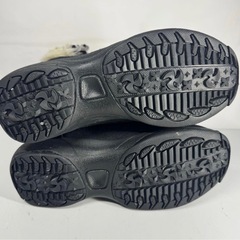 スノーブーツ 23cm ブラック ボアの画像