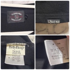 THE BRAVE-MAN ザブレイブマン ベティブープ 刺繍 Tシャツ メンズ Lサイズ アメカジの画像