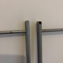 無印良品 スチールユニットシェルフ スチール追加用帆立 小 83cm バックパネル付き の画像