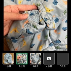 3/8午後に捨てます　95サイズ　ボアブルゾン　帽子収納可の画像