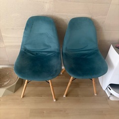 ダイニングチェア　二脚セットの画像
