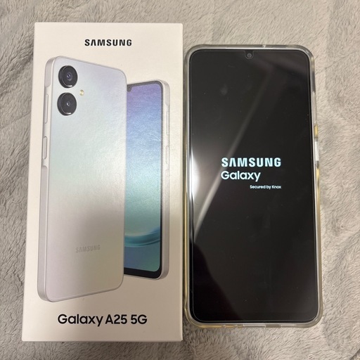 ほぼ新品！GALAXY A25   カバーとガラスフィルム付き