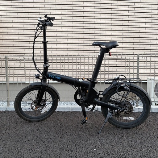 VELMO Q2 折りたたみ電動アシスト自転車 ブラック