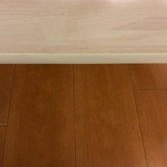 【取引可能】ローテーブル　中古　白色　ホワイト　無料の画像